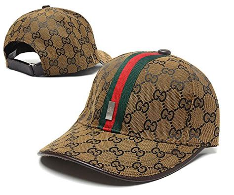 gucci men cap With Adjustable Strap .